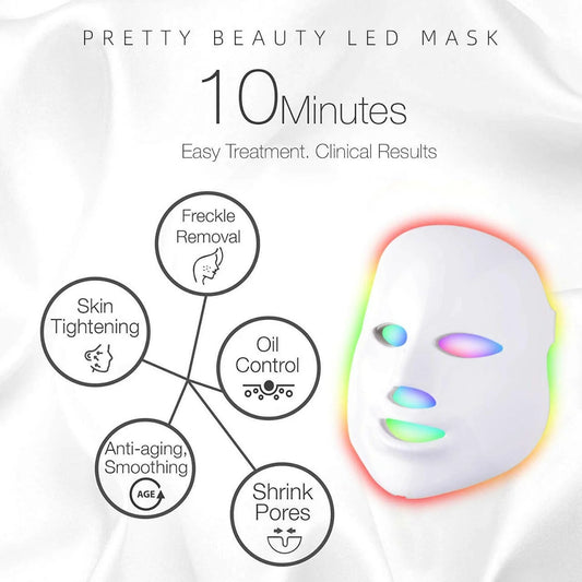 Nordic Nova™ Pro LED-Mask – Mot Akne, Rynkor & Ojämn Hudton (7-i-1 Ljusterapi)